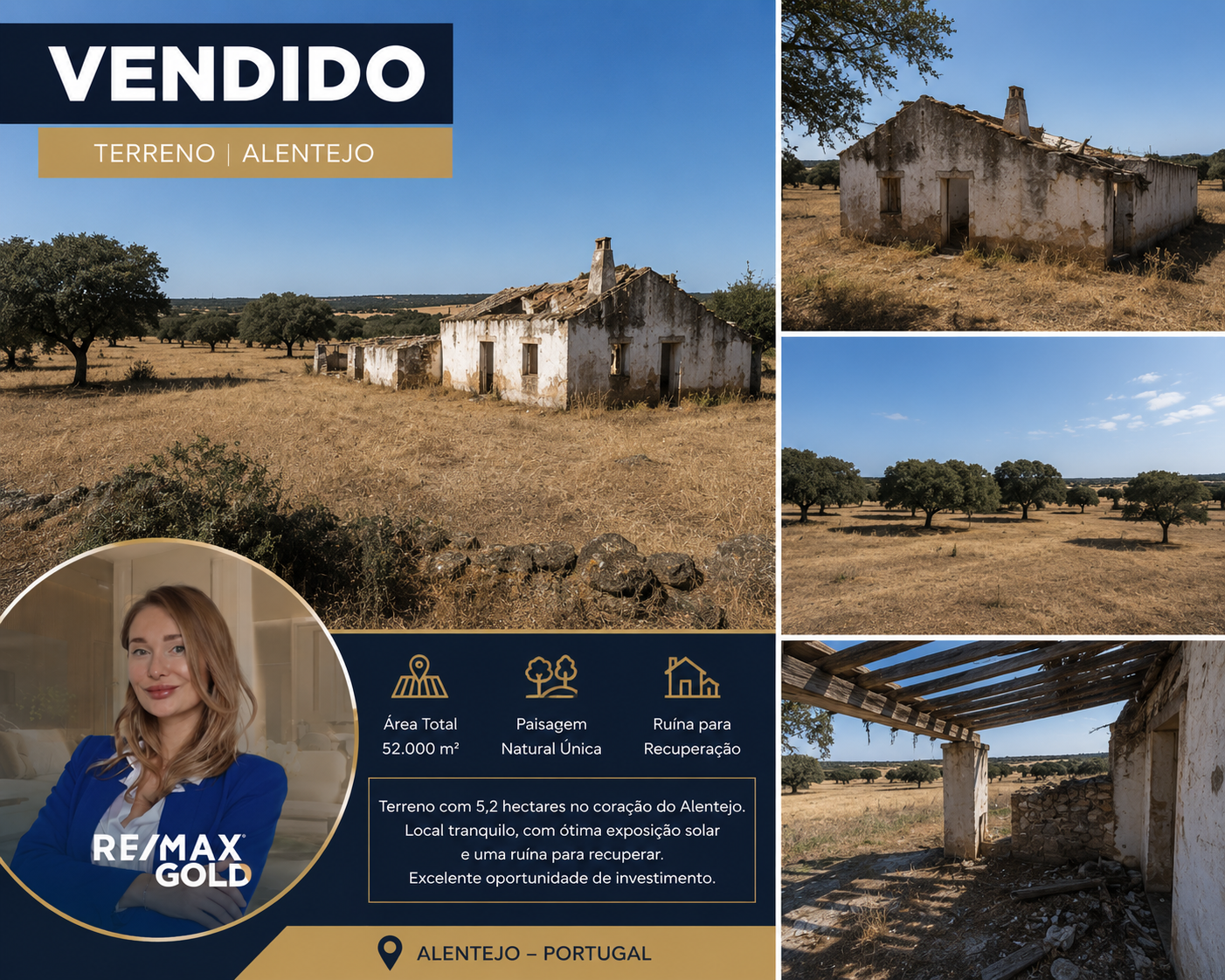 Rustic Land and Ruin in Alentejo